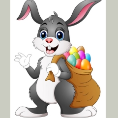 Easter Bunny Comes to Rothbury